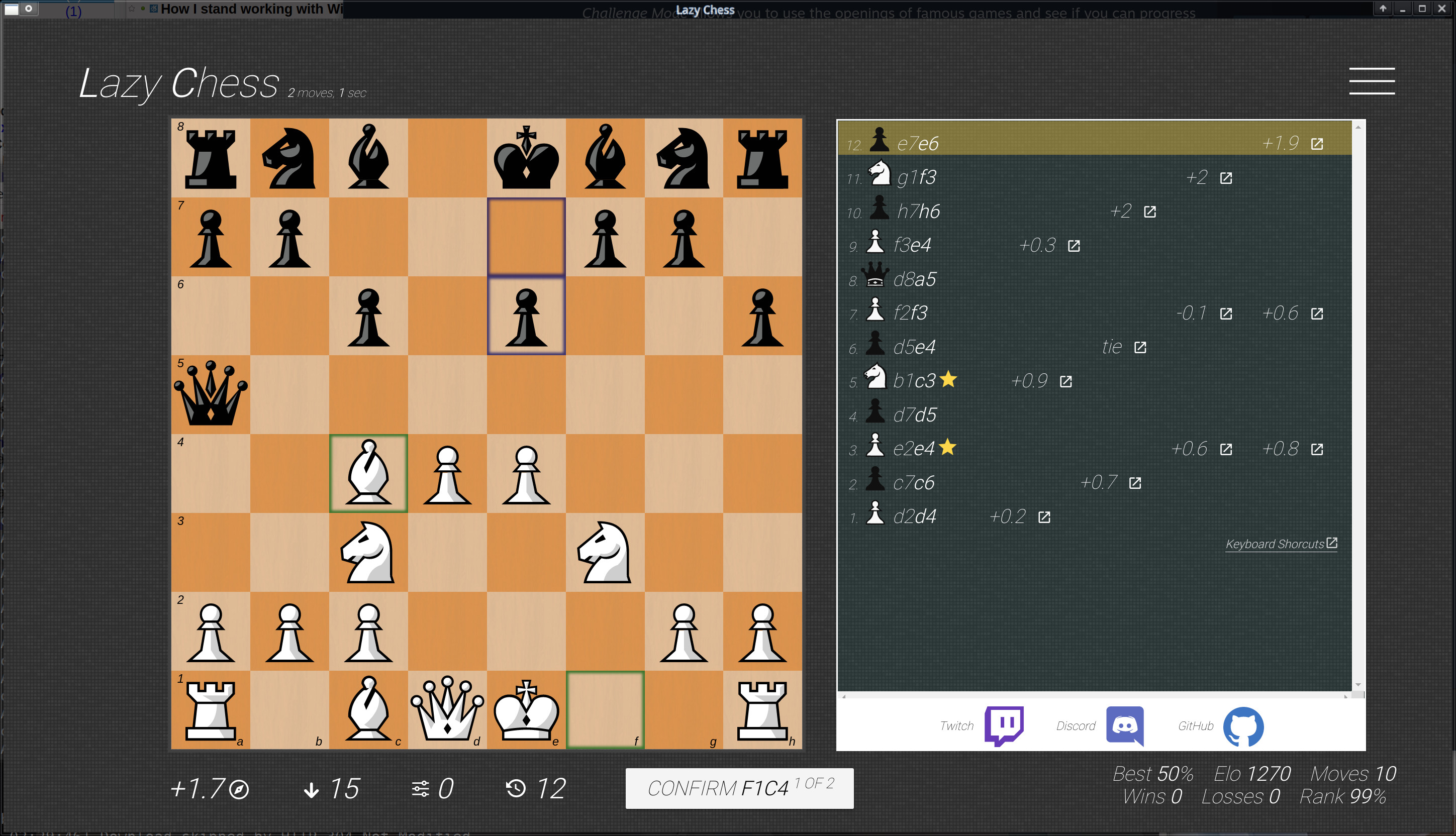 Demo of current state of the new Lichess App, still in development