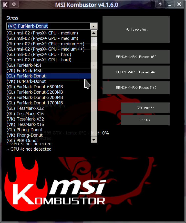 msi kombustor opengl 4.3 support