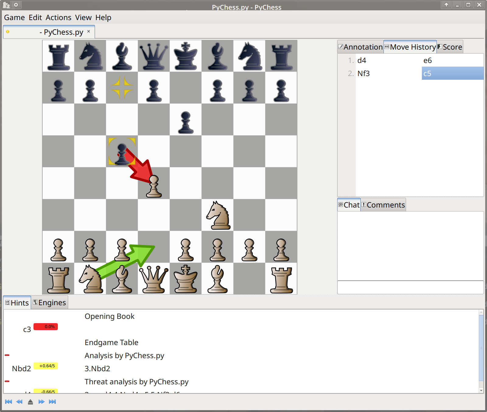 The Tarrasch Chess GUI