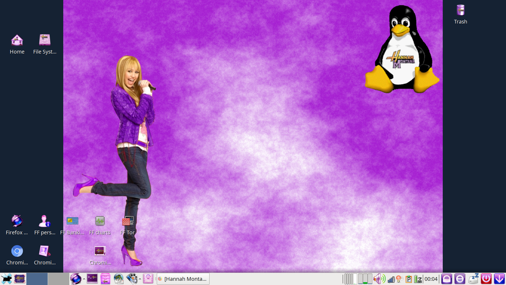 Hannah Montana Linux