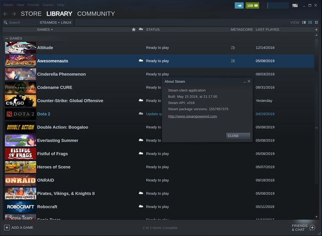 Steam Client Beta includes revamped downloads page, storage