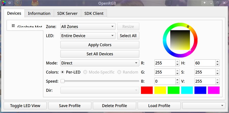 OpenRGB On Linux - Gigabyte AX370 Gaming 5.jpg