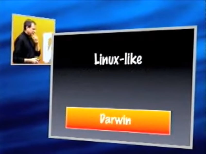 Steve Jobs on Darwin is Linux-like.png