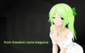 Linux Mint from-green haired anime girl - freedom-came-elegance.png