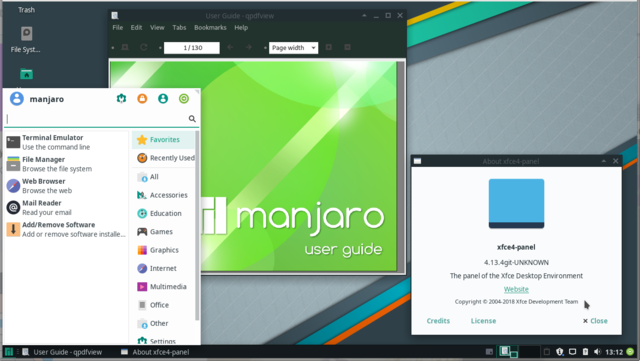 Manjaro-18.0.4-xfce-editon.png