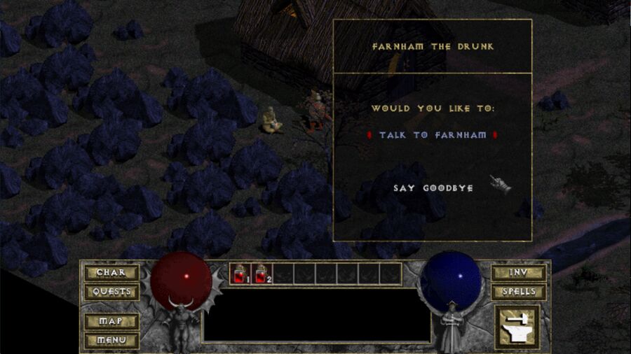 Diablo On Linux In DevilutionX 1.2 Talk To Farnham.jpg