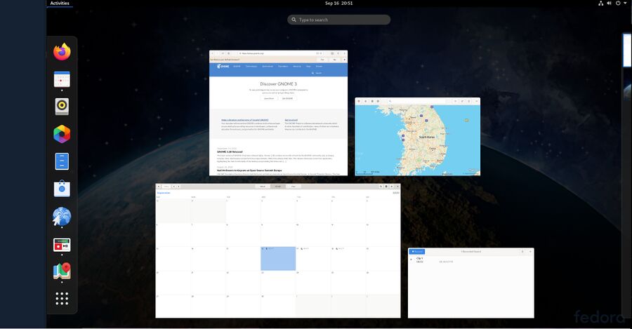GNOME 3.38 Applications Overview on Fedora 33.jpg