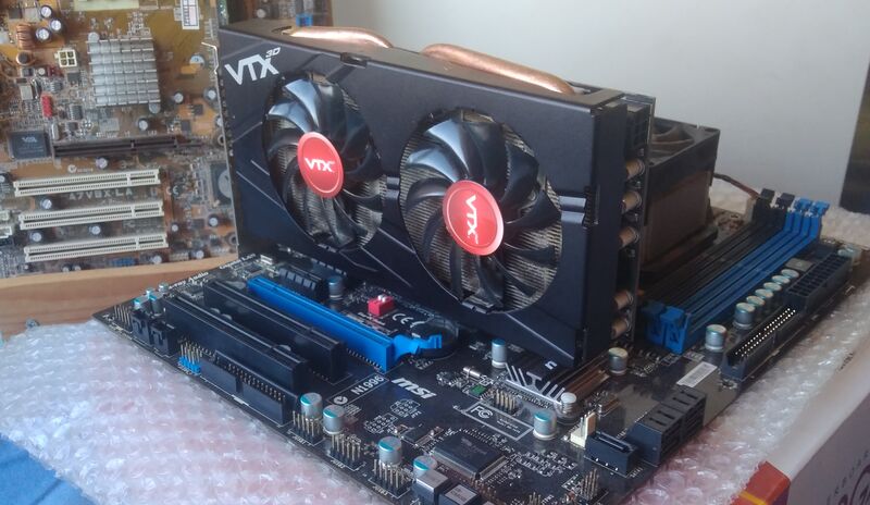 VTX3D Radeon HD 7850 Vchamp 2GB GDDR5 GPU on a AM3 motherboard.jpg