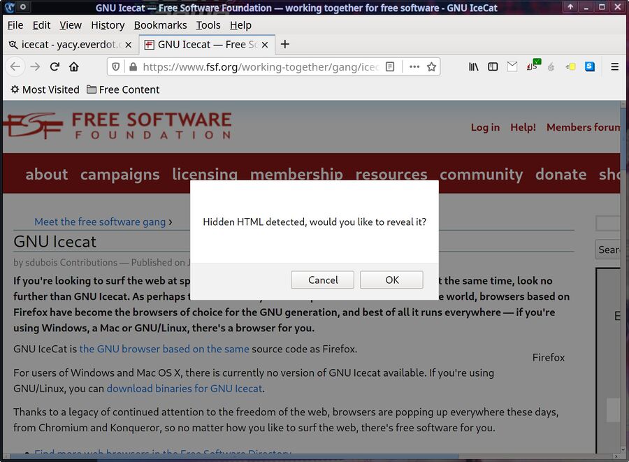 Icecat complaining about hidden html.jpg