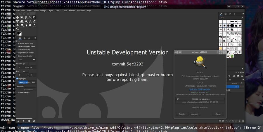 GIMP 2.99.1 Nightly for Windows in WINE.jpg